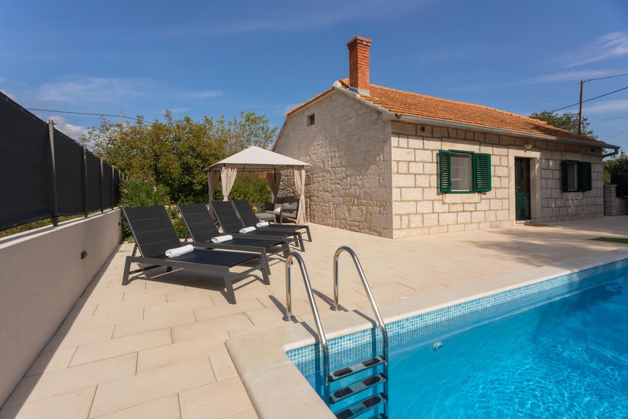 Dalmatian Village House - Jokini Dvori Pakovo Selo Dış mekan fotoğraf