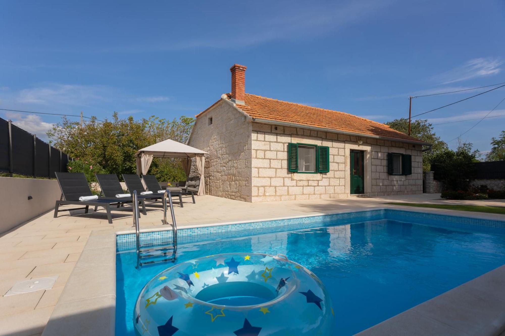 Dalmatian Village House - Jokini Dvori Pakovo Selo Dış mekan fotoğraf